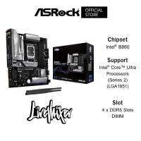 ราคา ASROCK B860M LiveMixer WiFi Mainboard (เมนบอร์ด) Micro-ATX DDR5 Intel® Core™ Ultra Processors (Series 2) (LGA1851) (44322734727)