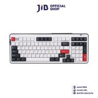 ราคา WIRELESS KEYBOARD (คีย์บอร์ดไร้สาย) DAREU A98 MASTER (WHITE-BLACK) (DAREU SNOW SWITCH RGB EN/TH) (28404482160)