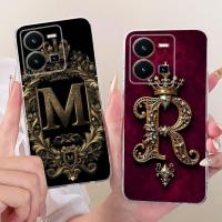 ราคา สําหรับVivo Y35 2022 แฟชั่นมงกุฎเริ่มต้นคู่เคสโทรศัพท์VivoY35 Y 35 4Gซิลิโคนอ่อนนุ่มTPUปลอก (51254587683)