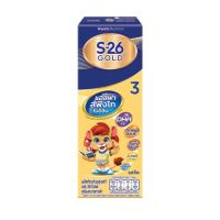 ราคา (แพ็ค 4 กล่อง) นมกล่อง เอส-26 โกลด์ ยูเอชที สูตร3 รสจืด S-26 Gold UHT (24933124865)