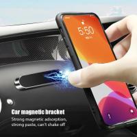 ราคา HP Universal Strong Magnetic Car Phone Holder Dashboard Mini Magnetic Phone Holder กาวสมาร์ทโฟน Android iPhone GPS Navigation Car Phone Holder Anti-Fall อลูมิเนียมอัลลอยด์ขนาดเล็ก (47604848605)