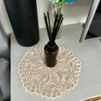 ราคา [พร้อมส่ง] ผ้ารองแจกัน รองแก้ว งานโครเชต์ ตกแต่งโต๊ะ Handmade (26691219845)