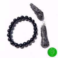 ราคา สร้อยข้อมือสะเก็ดดาว (Indochinite Tektite) (14646989876)