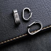 ราคา Creative Mini Car Key Chain Connection Buckle Super Light Titanium Quick Detachable Keychain Connecting Ring EDC Accesso (29734673873)