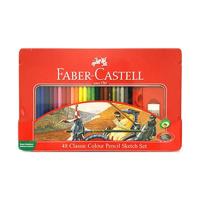 ราคา FABER CASTELL สีไม้ รุ่น อัศวิน กล่องเหล็กสีแดง ขนาดหัว 3.3 มม. (จำนวน 48 สี) (5493654752)