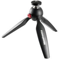 ราคา [กรุงเทพฯ ด่วน 1 ชั่วโมง] Manfrotto PIXI Plus Mini Tripod, PIXI EVO 2-Section Mini Tripod Black (5294932102)