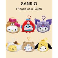 ราคา [SANRIO] กระเป๋าใส่เหรียญเพื่อน (Kitty / Hangyodon / Kuromi / Pompompurin / Cinnamoroll / Pochacco) (25733089601)