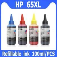 ราคา hp 65xl หมึก hp65 ดำ hp65xl หมึกรีฟิลใช้ได้กับ HP 2600 2620 2621 2622 2623 2624 2625 2628 2630 2632 2633 2634 2652 2655 (3790031458)