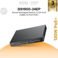 ราคา ZYXEL GS1900-24EP สวิตซ์ 24 พอร์ต PoE Power budget 130W GbE Smart Managed Switch (11270806542)