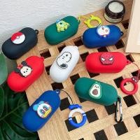 ราคา เคสการ์ตูนสําหรับเคส SoundPEATS H1 / 3SE พร้อมเชือกแหวนซิลิโคนหูฟังกล่องเชลล์ไร้สายบลูทูธป้องกันได้ยินฝาครอบโทรศัพท์ (52005890193)