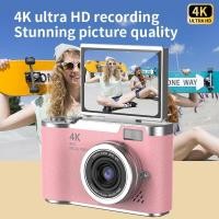 ราคา กล้องดิจิตอล Camera 4K กล้อง ความละเอียดสูง กล้องดิจิตอลแบบพกพา 16เท่า 1080พี 64MP พร้อมการ์ด TF 32G (40651409071)
