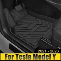ราคา For Tesla Model Y ModelY 2021 2022 2023 LHD TPE Car Floor Mats Interior Carpet Rugs Foot Pad Mat Co (44605685652)
