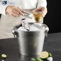 ราคา ถังแช่ไวน์ ถังใส่น้ำแข็ง สแตนเลส ถังแช่ไวน์สเตนเลส2หูจับ (22972312596)