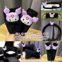 ราคา ชุดแต่งรถคุโรมิ ชุดแต่งรถสีม่วงปลอกเกียร์รถยนต์ ปลอกพวงมาลัยรถยนต์ ลายคุโรมิ (23427679285)