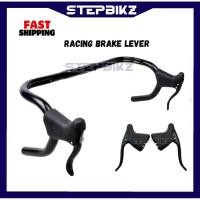 ราคา ชุดคันเบรคอัลลอยด์จักรยานเสือหมอบ Basikal Fixie Brek Tangan Racing คันเบรค (41724709599)
