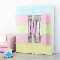 ราคา ตู้เสื้อผ้าพลาสติกDiy (448265404)