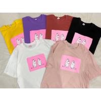 ราคา เสื้อยืดOversize สกรีนลายมูมิน (4601404479)