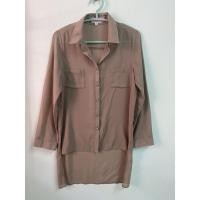 ราคา เสื้อเชิ้ต ซีทรู สีน้ำตาลอ่อน แบรนด์ Itokin แท้ (9855419967)