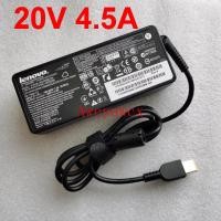 ราคา อะแดปเตอร์ชาร์จโน้ตบุ๊ก 20V 4.5A 3.25A สําหรับ Lenovo ThinkPad X240 X250 g40 g40-70 g50-80 i470 g480 E431 T540P T440 Z510 (22677639651)