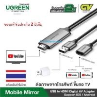 ราคา UGREEN ⚡️FLASH SALE⚡️(ราคาพิเศษ) สายนำภาพขึ้นจอ จากมือถือ ขึ้นจอทีวี, โปรเจคเตอร์,USB to HDMI (50291) 50291 (2331321493)