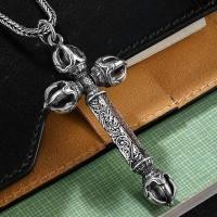ราคา 925 sterling silver, Seiko, retro, vajra cross, magic pestle, pendant, evil spirits, amulet, amulet for men and women. (25138332970)