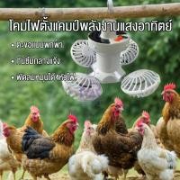 ราคา พัดลมแคมป์ปิ้ง 2 in 1 พัดลมโซลาร์เซลล์ พัดลมโคมไฟ พับได้ แบตฯ ในตัว ใช้กลางแจ้ง (ไฟ+พัดลม) (40603616132)