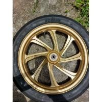 ราคา แม็กpcx150ปี18-20สีทองพร้อมยางมือ2หน้าและหลัง (23277470088)