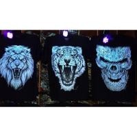 ราคา เสื้อยืดเรืองเเสงหน้า-หลัง งานFull HD ผ้าcotton100% (7430651636)