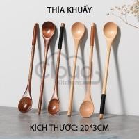 ราคา ช้อนกวนไม้ช้อนไม้ด้ามยาวญี่ปุ่นคุณภาพสูง (42913502974)