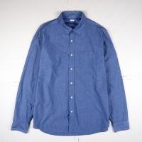 ราคา เสื้อเชิ้ตแขนยาว GU สีกรมท่าเทา ไซส์ XL อก 45 ยาว 29.5 (28322593723)
