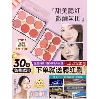 ราคา บลัชออนเนื้อครีม naree บลัชออน มิสโรส บลัชออนหกสีของแท้แต่งหน้านู้ดธรรมชาติสกปรกสีส้มพลัมแห้งกุหลาบหลายสีรวมกันจานสีซัน (48554422786)