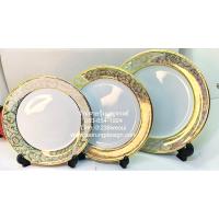 ราคา ถูกมากจานข้าว งานมุก เบญจรงค์ ขอบทอง หรูหรา เนื้อเซรามิก ใส่อาหาร ตั้งโชว์ ของฝากไทย ที่ระลึก ของขวัญ สวย หรูหรามาก (5731677113)