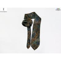 ราคา YSL Yves Saint Laurent แท้ เนคไทลายอาร์ตคลาสสิกวินเทส (21725131390)