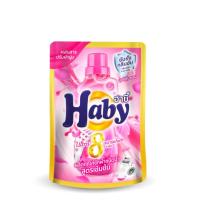 ราคา น้ำยาซักผ้า Haby (ฮาบี้) สูตรเข้มข้น ถุงไซส์ใหญ่ สุดคุ้ม 720 ml. สีชมพู (ผสมสารปรับผ้านุ่ม) (25655719771)