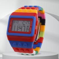 ราคา นาฬิกาอิเล็กทรอนิกส์หน้าปัดสี่เหลี่ยมอ่านง่ายนาฬิกาข้อมือสี่เหลี่ยม (44215066327)