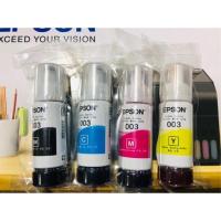 ราคา หมึกเติม Epson 003 BK C M Y ใช้กับพริ้นเตอร์อิงค์เจ็ท Epson L1110 / L3110 /L3150 / L5190 ของแท้ (8189237523)
