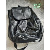 ราคา พร้อมส่ง กระเป๋าเป้หนังสีดำมือสอง (14443484181)