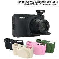 ราคา Soft SX740 ซิลิโคนกระเป๋ากล้องผิวสําหรับ Canon PowerShot SX730 SX740 SX740HS ยางกล้องฝาครอบป้องกันผิว (52005019580)