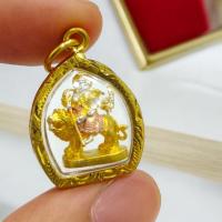 ราคา จี้ & Charm พระแม่ทุรคาขี่เสือ เนื้อทอง 3K เลี่ยมกรอบทองไมครอนกันน้ำเกรด A (lekshop) (27312121908)