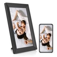 ราคา Andoer 10.1 นิ้วสมาร์ท WiFi Digital Photo Frame อัลบั้มภาพดิจิตอล 1280*800 IPS Touchscreen ในตัวหน่วยความจํา 16GB การหมุนอัตโนมัติแบ่งปันภาพวิดีโอผ่าน APP พร้อมขาตั้ง Backside (56654373682)