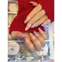 ราคา เล็บปลอมลายทะเล ธีมชมพู พร้อมอุปกรณ์ติดสำเร็จรูป (40055524396)