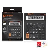 ราคา Elephant ตราช้าง เครื่องคิดเลข รุ่น L02-12D BLK จำนวน 1 เครื่อง (1952814474)
