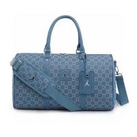 ราคา สไตล์เดนิม AIR JORDAN NIKE JORDAN AJ Denim Travel Bag Checkerboard Full Print Travel Bag Gym Bag Shoulder Bag Hand Bag Men Women Couple Style Bag ฝีมือที่ละเอียดอ่อนเต็มรูปแบบของกระเป๋าผู้ชายเนื้อ (55