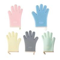 ราคา ถุงมือซิลิโคน ถุงมือกันความร้อน ทำอาหาร หนาพิเศษ มีให้เลือก 5 สี (ชมพู/สีฟ้า/สีเหลือง/สีเขียว/สีเทา) (สินค้าขายเป็นชิ้น) (57800052245)