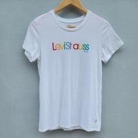 ราคา LEVI'S เสื้อยืด ไซส์ S มือสองสภาพดี อกเสื้อ 34" ความยาว 26" (19381236616)