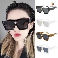 ราคา CODแว่นตากันแดดกรอบสี่เหลี่ยมใหญ่แฟชั่นสไตล์เกาหลีUV400ป้องกันรังสียูวีพังก์แว่นกรองแสงวินเทจผู้ชายและผู้หญิง-detlyet (25822892866)