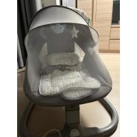 ราคา Minana เปลไกวไฟฟ้าสีเทาอ่อน 2in1 เป็นเปลได้ปรับเป็นเก้าอี้ได้ มือสองนางฟ้า (20981633469)