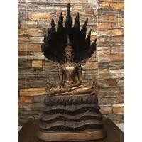 ราคา พระบูชาปางนาคปรกทรงเครื่องจักพรรดิ์เนื้อทองเหลือง (16620067909)