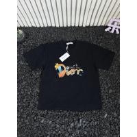 ราคา 2026DIORต้นฤดูใบไม้ผลิสไตล์ใหม่แขนสั้นเสื้อยืดผู้ชายผู้หญิงคู่สไตล์เคาน์เตอร์ซิงโครไนซ์สบายๆขนาดใหญ่สบายๆSlim-fit Slimmerดูฤดูใบไม้ร่วงที่เรียบง่ายRXTF (44228133736)