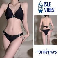 ราคา ISLE VIBES ชุดว่ายน้ำสายฝอ บิกินี่แซ่บๆ ชุดว่ายน้ำทรูพีช ไซส์ M-XL | น้ำหนัก 40-65 กก. BK-239 (42271861137)